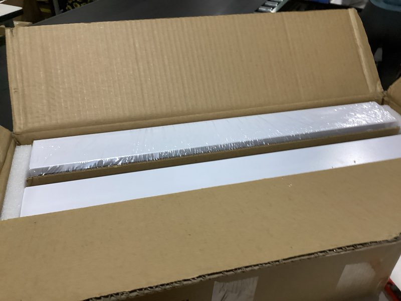 Condition photo showing As Is for onedream 2 pack pull out cabinet organizer, 21" deep slide out drawers for kitchen cabinets, no drill adhesive pull out drawers for cabinets, roll out shelves adjustable width 12.05"-20.4" white 2pack 21"d x 12"-20.4"w