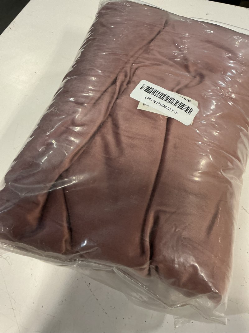 Condition photo showing Good Condition for timeper wild rose pleat back tab velvet curtains w52 x l108 inches 2 panels, room darkening solid home decor curtains for bedroom living dining room thermal insulated luxury super soft window drapes wild rose 52"w x 108"l (pack of 2)