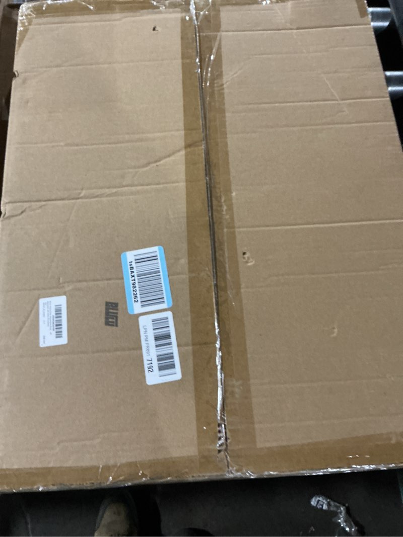 Condition photo showing Good Condition for Blulu Heavy Duty Adjustable Shopping Bag Rack Metal Rack for Retail Store Chrome Handbag Display Stand for Trade Show Boutique Small Business, 45 Inch(1 Pcs,Gold) Gold 1