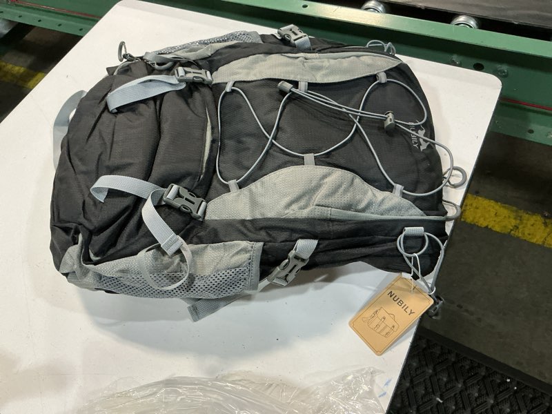 Condition photo showing New/Like New for nubily 50l hiking backpack waterproof camping backpack for men women with rain cover lightweight hik
