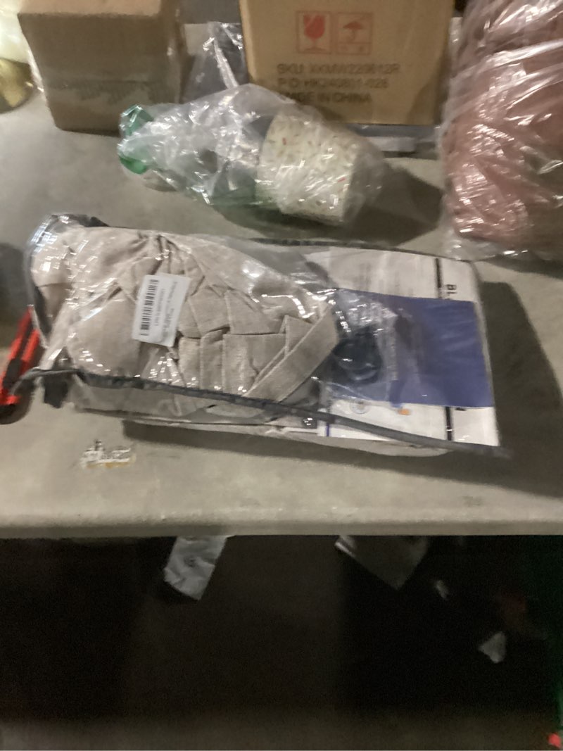 Condition photo showing Good Condition for INOVADAY 100% Blackout Curtains for Bedroom, Black Out Curtains 90 Inch Long, Clip Rings Linen Blackout Drapes, Thermal Insulated Room Darkening for Living Room, 2 Panels - Oatmeal,W50xL90 Oatmeal 50"W x 90"L (Pack of 2)