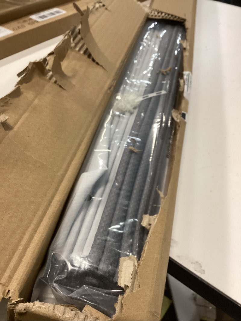 Condition photo showing Good Condition for Persilux Blackout Roller Shades for Indoor Window Blinds,Cordless,Linen Fabric,Thermal Insulated Fabric UV Protection Shades for Home,Office,Bedroom,Door,Blackout-Grey,16" W X 64" H 16"W x 64"H Blackout-grey