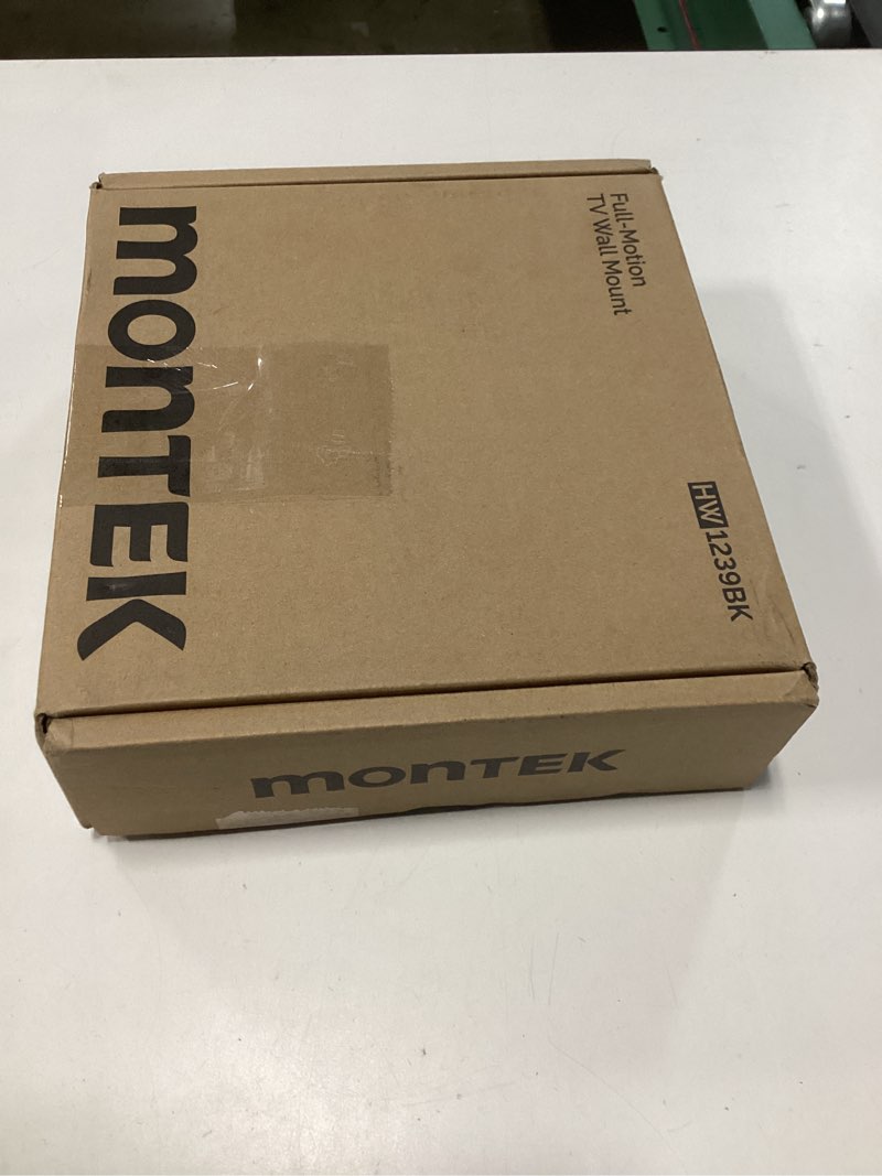 Condition photo showing New/Like New for montek full motion tv wall mount bracket for most 13-43 inch led lcd flat screen tvs & monitors, swivel tilt extension rotation with articulating arms, tv mount max vesa 200x200mm, up to 44lbs 13-43 inch full motion