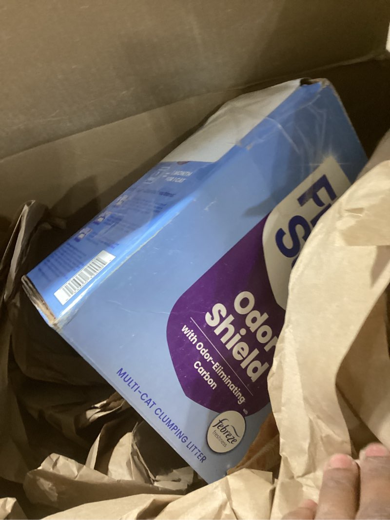 Condition photo showing Good Condition for Fresh Step Advanced Multi Cat Clumping Litter with Febreze Freshness, Fresh Step Clumping Cat Litter Extra Strength Formula, 37 lbs. (2 x 18.5 lb. Box)