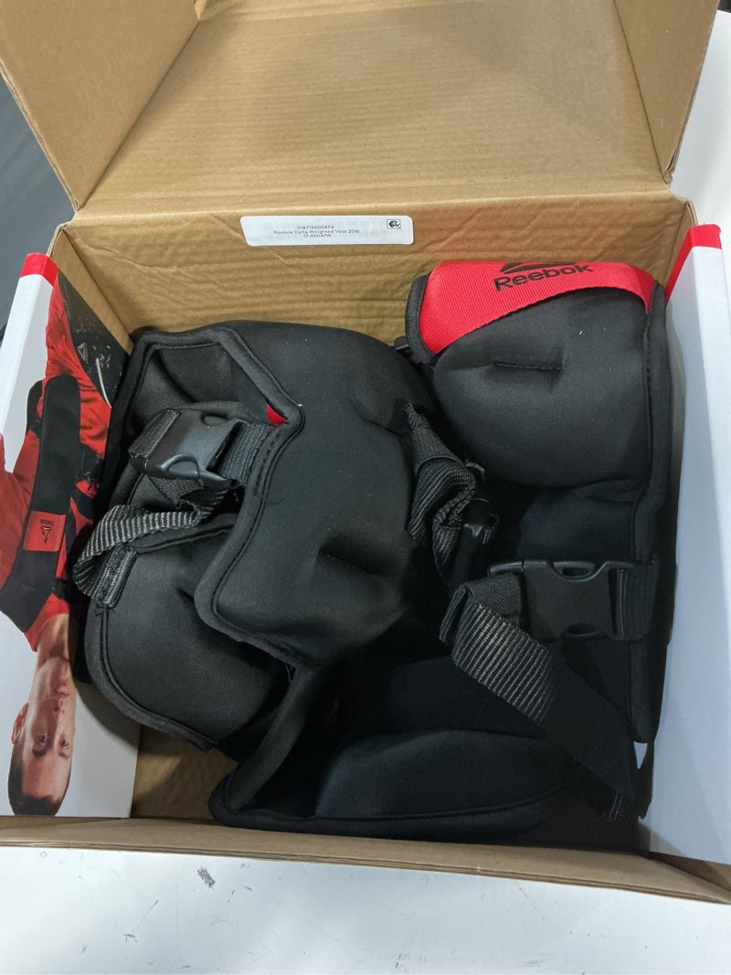 Condition photo showing Good Condition for reebok delta weighted vest 12lb - 20lb