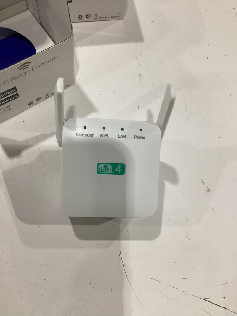 Condition photo showing New/Like New for speed wave wifi extender 2025 extendtecc wifi booster wireless signal booster 300mbps, extend tecc wifi repeater wireless signal booster 2.4 ghz dual band 360° full coverage internet extender