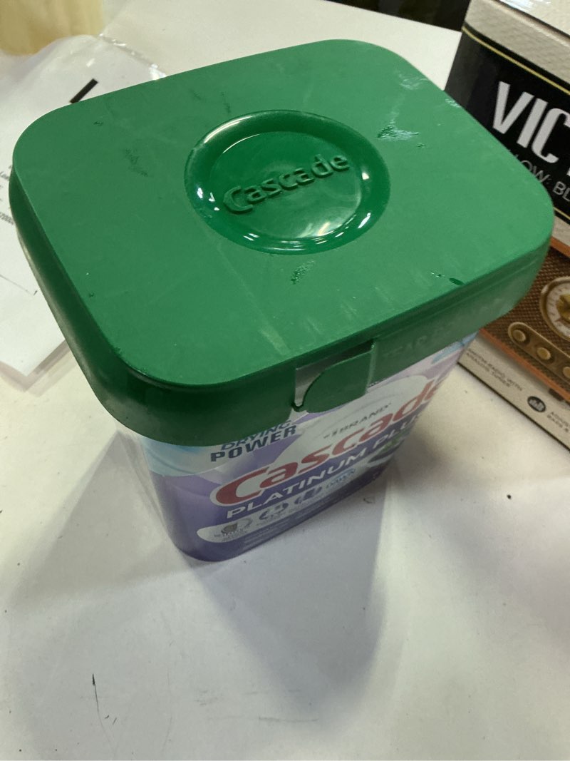 Condition photo showing New/Like New for Cascade Platinum Plus Dishwasher Pods, Dish Detergent Soap, Clean Scent, 62 Count