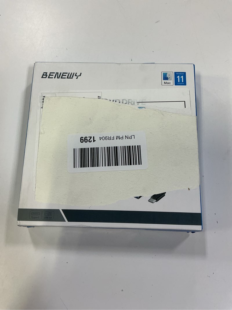 Condition photo showing New/Like New for External CD DVD Drive for Laptop, USB 3.0 USB C CD Burner DVD/CD ROM Drive Reader External DVD Drive DVD Player for Laptop Desktop PC Windows 11/10/8.1/7 MacBook Mac Linux OS Apple Black