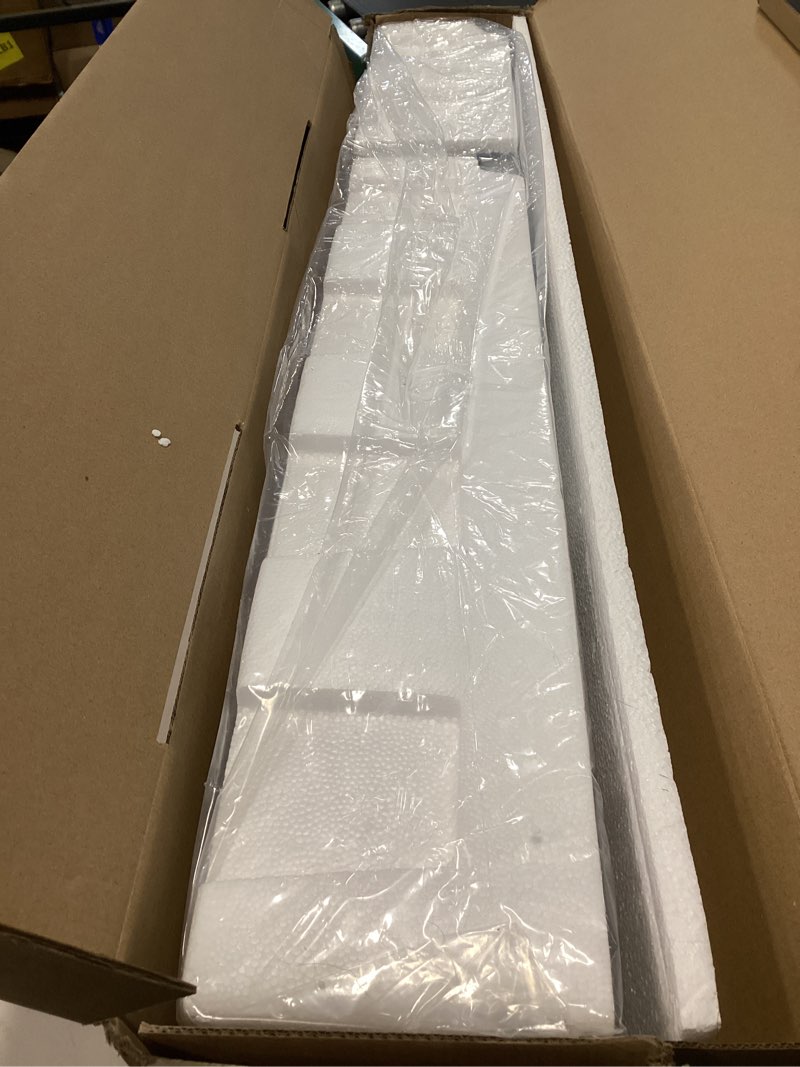 Condition photo showing New/Like New for Ralbay 66inch Chrome Bathroom Vanity Lights Stainless Steel Acrylic LED Modern Chrome Bathroom Wall Lighting Fixtures Chrome-White light 66 inch