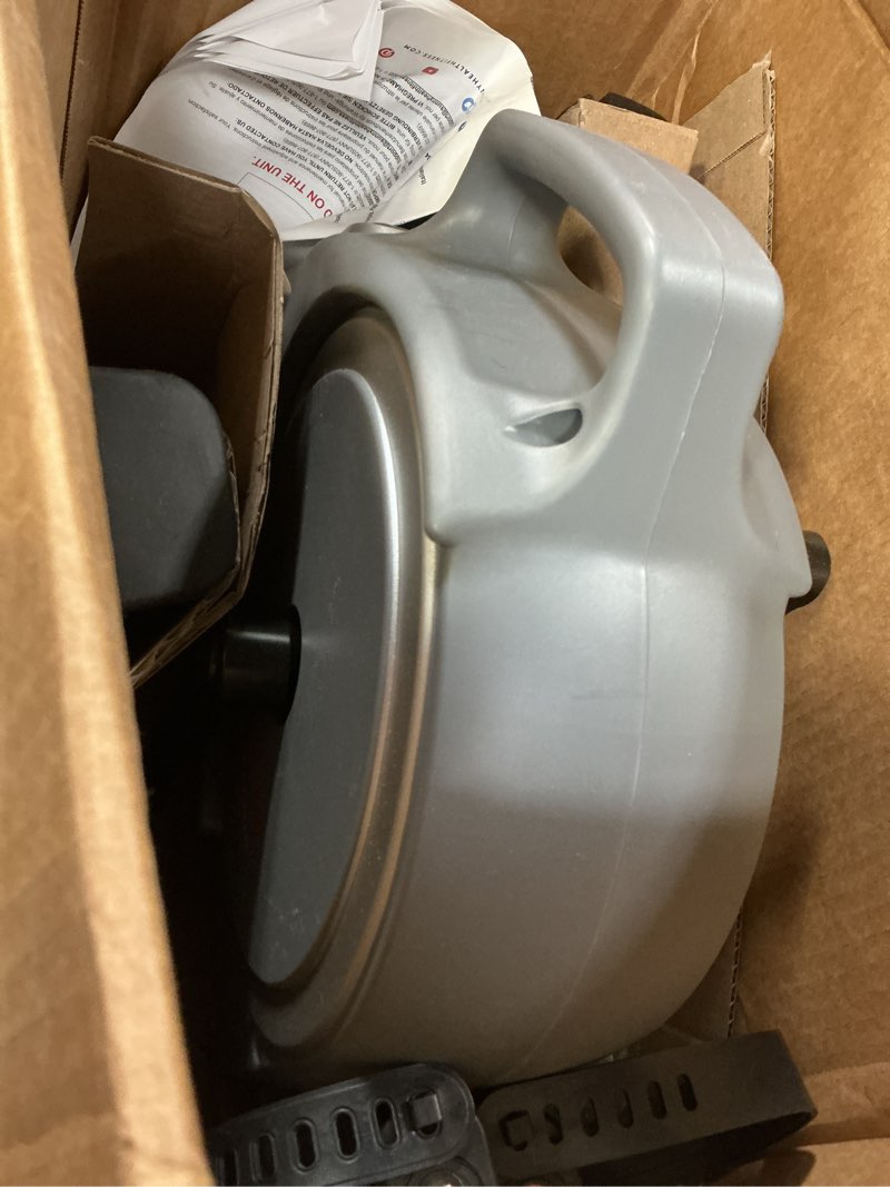 Condition photo showing Good Condition for Sunny Health & Fitness Dual Function Under-Desk Bike Trainer, Mini Exercise Machine for Senior Training, Arm/Leg Cardio Cycle Workout, Optional Magnetic, Motorized w/Free SunnyFit App Connection