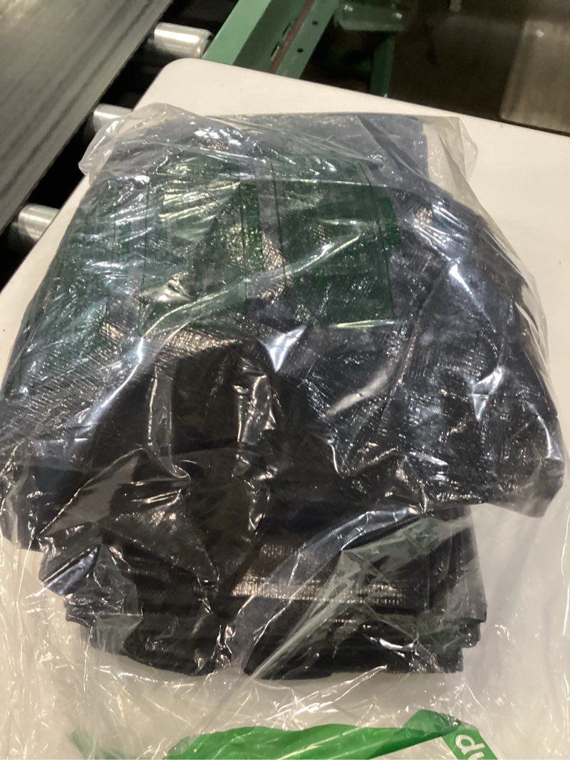 Condition photo showing Good Condition for velvetsure heavy duty extra large moving bags w/backpack straps - strong handles & zippers, storage totes for space saving, fold flat, alternative to moving box and storage bin (set of 6, black) black 24 gal - 6 pack