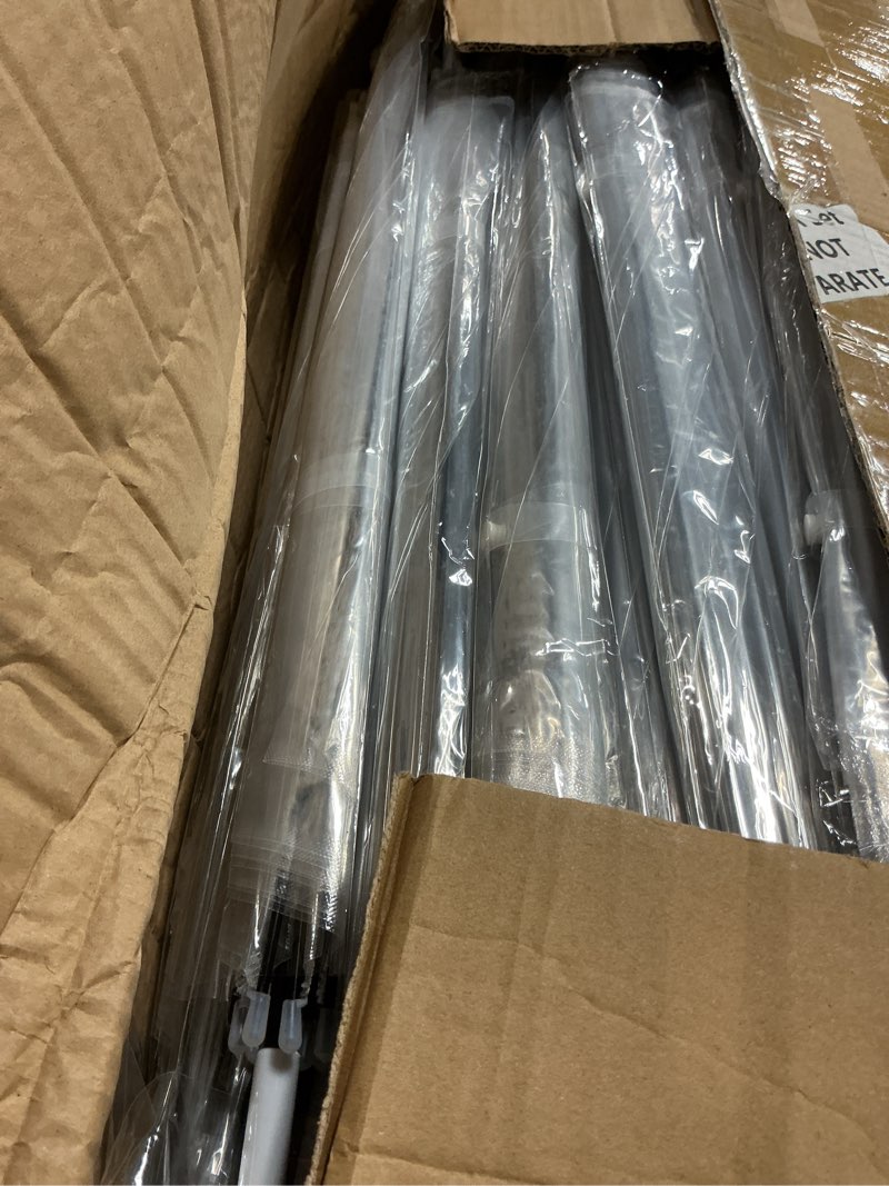 Condition photo showing Good Condition for reginary pack 60 clear wedding umbrellas bulk transparent auto open stick windproof waterproof large canopy umbrella with white european j hook handle for wedding bride groom photography golf 1