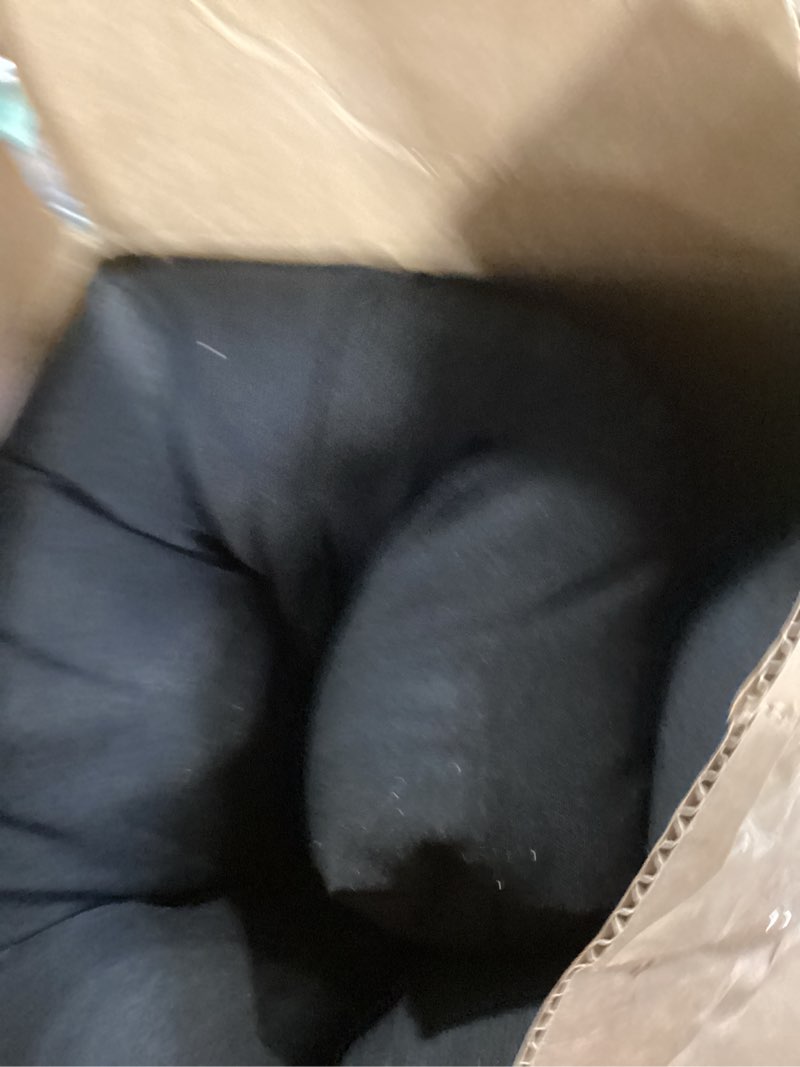 Condition photo showing Good Condition for Twill Tufted Bench Cushion, 46" x 19", Black