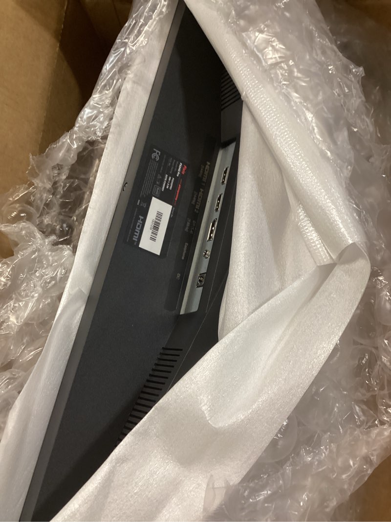 Condition photo showing As Is for pixio px248 wave white 24 inch 200hz refresh rate fhd 1080p resolution fast ips panel 1ms gtg response time white gaming monitor with adaptive sync 24 inch 200hz 1080p white