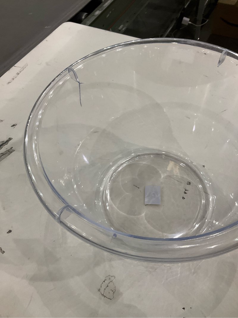 Condition photo showing As Is for Clear Sovereign Jumbo Plastic Ice Bucket, 12 qt. (1 Count) - Durable & Stylish for Parties & Events