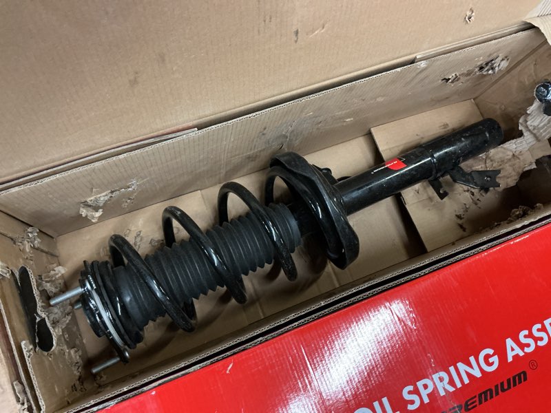 Condition photo showing As Is for A-Premium Front Complete Strut & Coil Spring Assembly Compatible with Nissan Pathfinder 2013-2020 & Infiniti JX35 2013, QX60 2014-2020, 2-PC Set Front Side