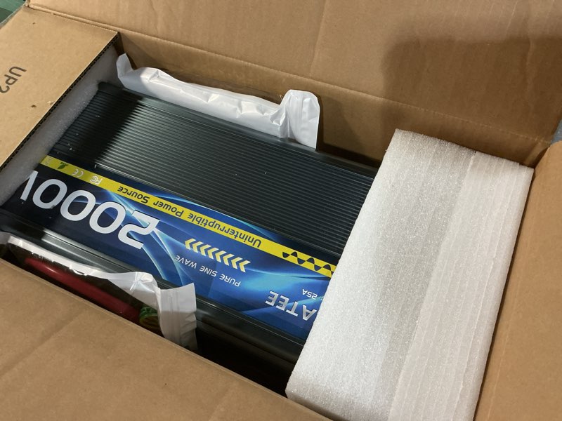 Condition photo showing Good Condition for 1500W Sump Pump Battery Backup System, Safe Back Up System for Emergency and Power Outage, Sump Pump Backup Power Supply with LCD Screen Remote Controller, Auto Switching 1500W with LCD Remote Controller