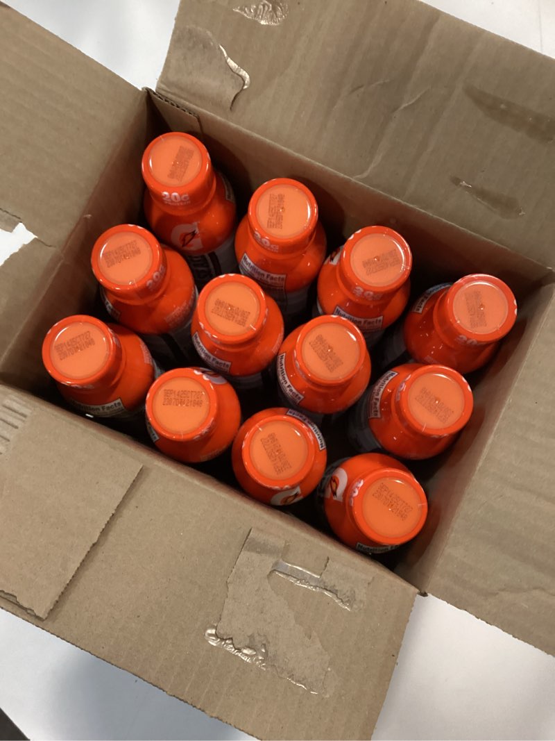 Condition photo showing New/Like New for (BEST BY SEP 14/2025) Gatorade Recover Protein Shake, Chocolate, 20g Protein, 11.6 fl oz Plastic Bottle, Pack of 12 Chocolate 11.16 Fl Oz (Pack of 12)