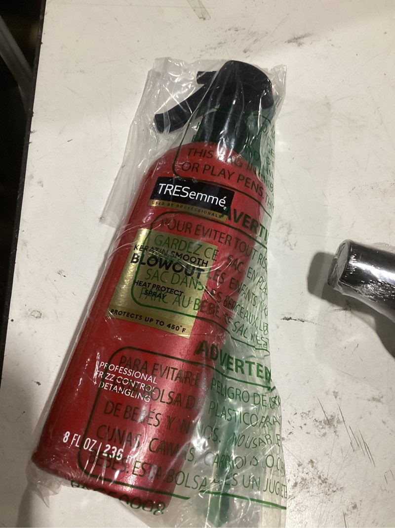 Condition photo showing Good Condition for tresemmé heat protect spray keratin smooth with marula oil, for 5-in-1 anti-frizz control 8 fl oz