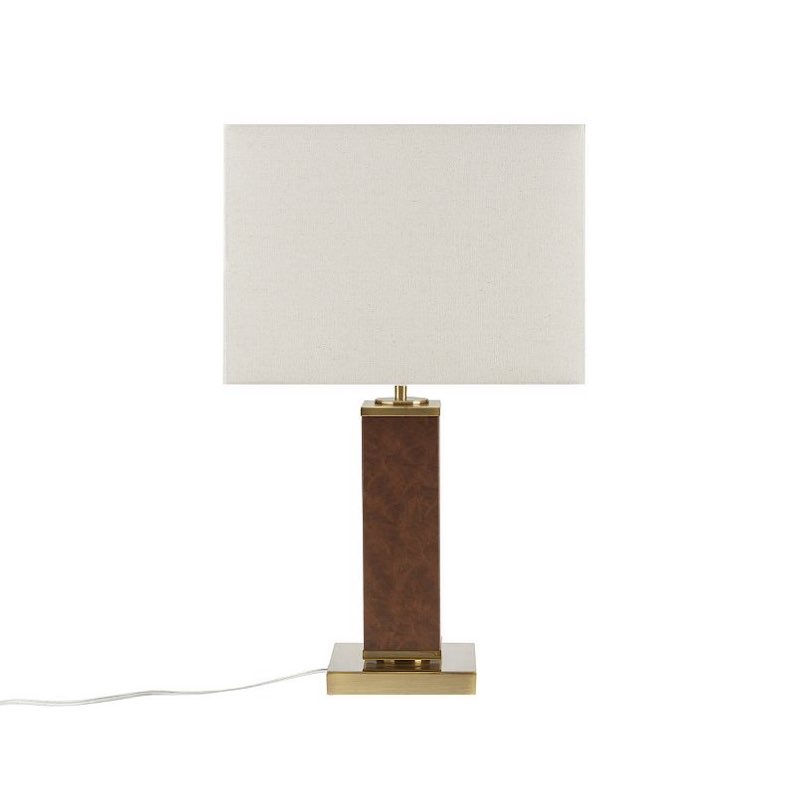 INK+IVY Hawley Faux Leather Table Lamp