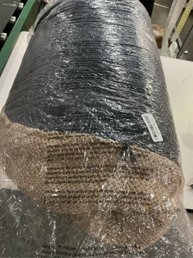 Condition photo showing Good Condition for Orthopedic Dog Bed for Large Dogs, Removable Washable Cover, Memory Foam Indestructible Pet Couch for Big Dogs, Sturdy and Cozy Round Bed with Bolstered Sides, Durable Crate Bed, Camel