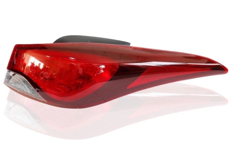 Priprilod Right Passenger Tail Light,Compatible With Hyundai Elantra Coupe 2014 2015 2016 Tail Lamp 
