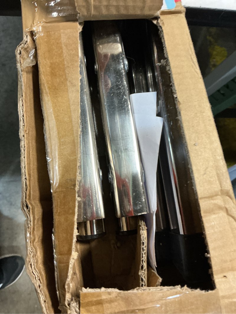 Condition photo showing Good Condition for funest Drying Rack Clothing, 79 Inches Adjustble & Foldable Laundry Drying Rack, Heavy Duty Stainless Steel Clothes Drying Rack with 20 Hooks, 12 Clips, Suitable for Indoor, Outdoor and Balcony 79"