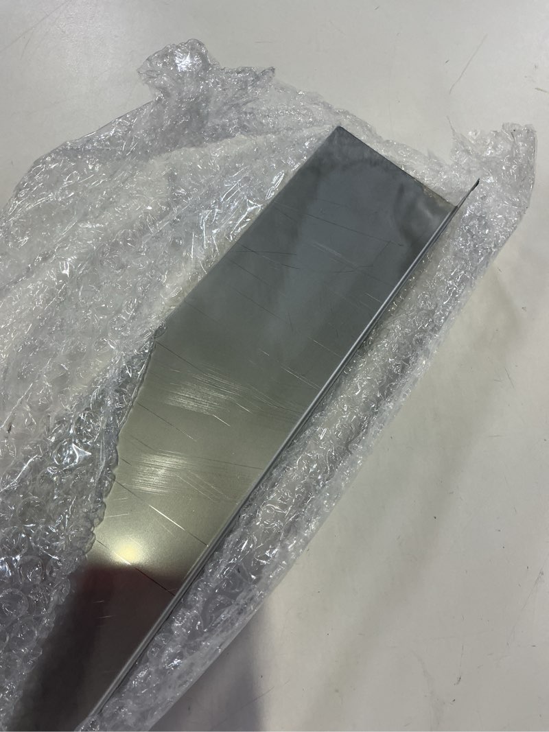 Condition photo showing Good Condition for blulu universal stove gap cover - 304 stainless steel stove gap filler slide-in range trim for microwave oven cooktop kitchen decor, 36'' x 3'' x 1''