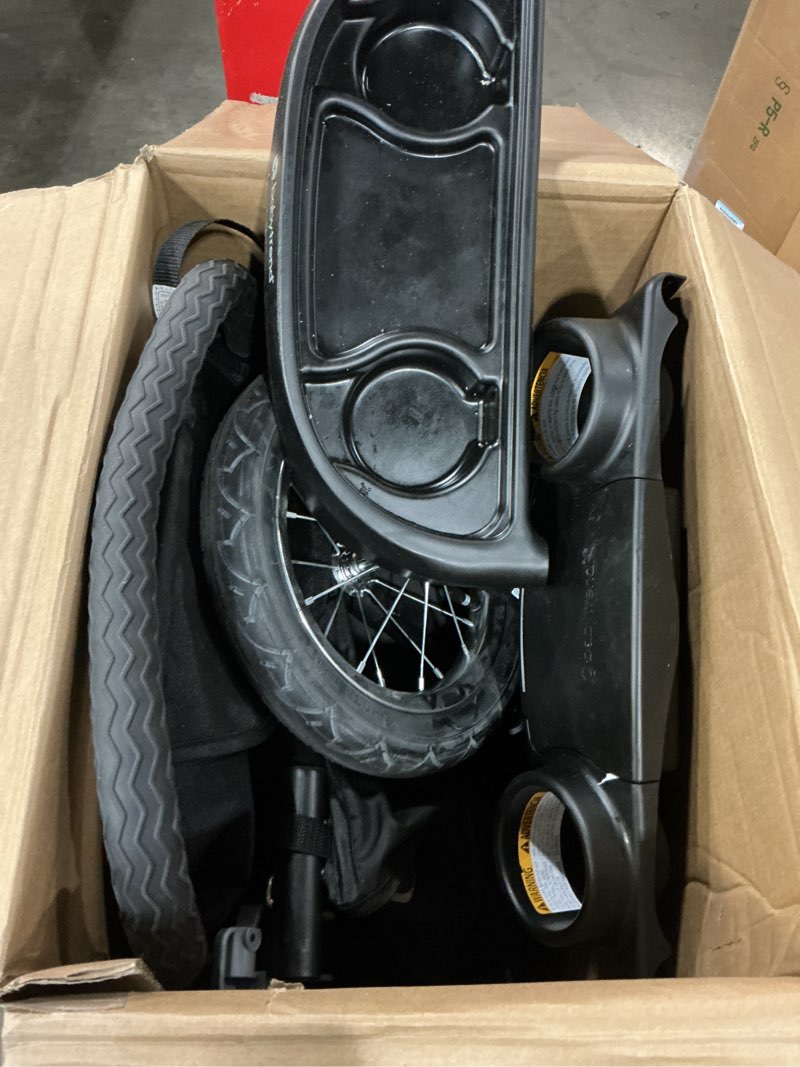 Condition photo showing As Is for baby trend expedition® jogger, dash black stroller dash black