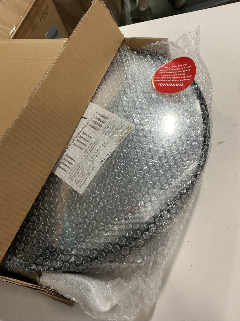 Condition photo showing New/Like New for Driveway Mirror , Blind Spot Convex Mirror with Adjustable Fixing Bracket, Wide Angle Clear View For Garage Home Parking Factory Office By Hydencamm 18 inch