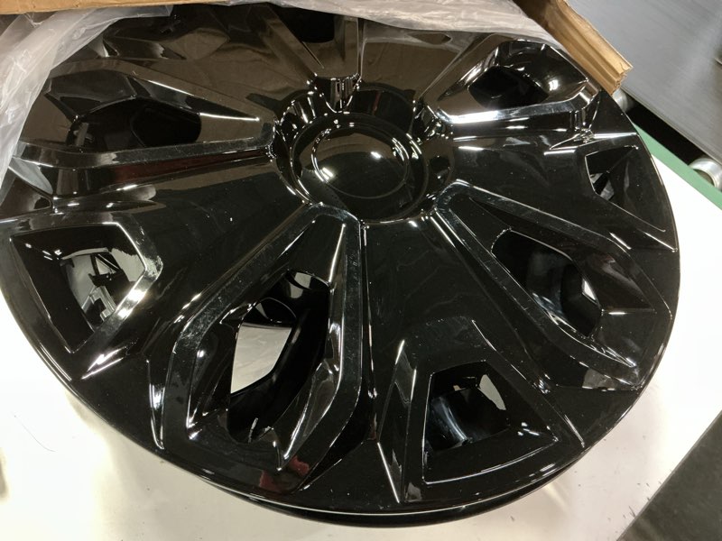 Condition photo showing Good Condition for wheel hubcaps compatible with ford transit 150/250/350, 2015 2016 2017 2018 2019 2020 2021 2022 2023 2024, 16 inch wheel covers (black set of 4 pcs)
