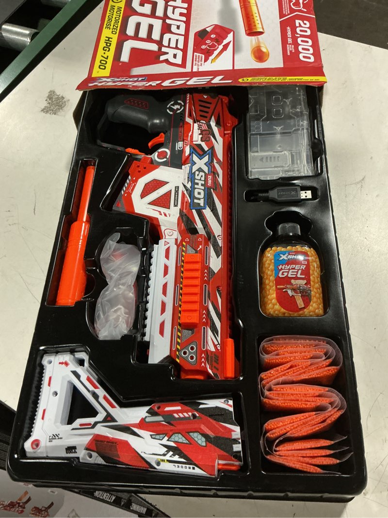 Condition photo showing Good Condition for x-shot hyper gel hpg-700 blaster 20,000 hyper gel pellets by zuru - white