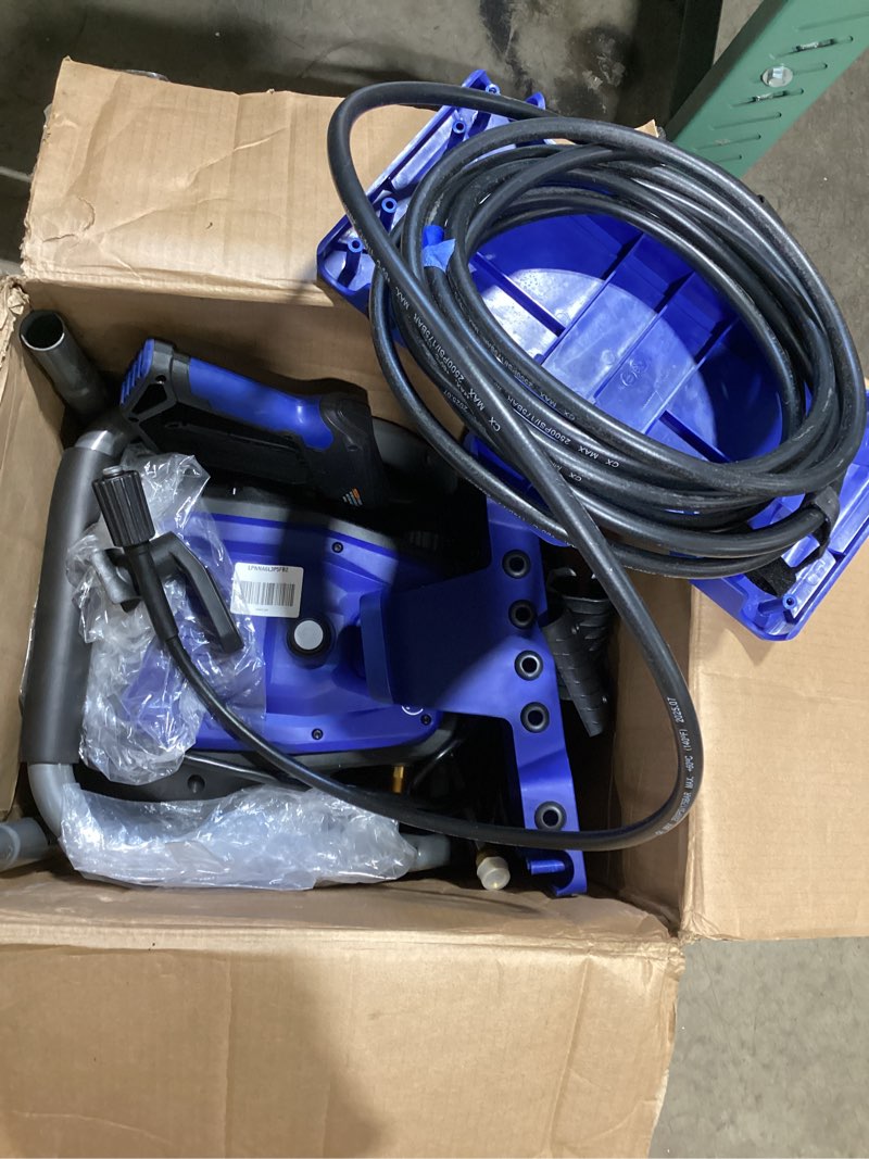 Condition photo showing Good Condition for westinghouse wpx3400e electric pressure washer, 3400 max psi and 2.0 max gpm, brushless motor, onboard soap tank, spray gun and wand, 5 nozzle set, for cars/fences/driveways/homes/patios/furniture