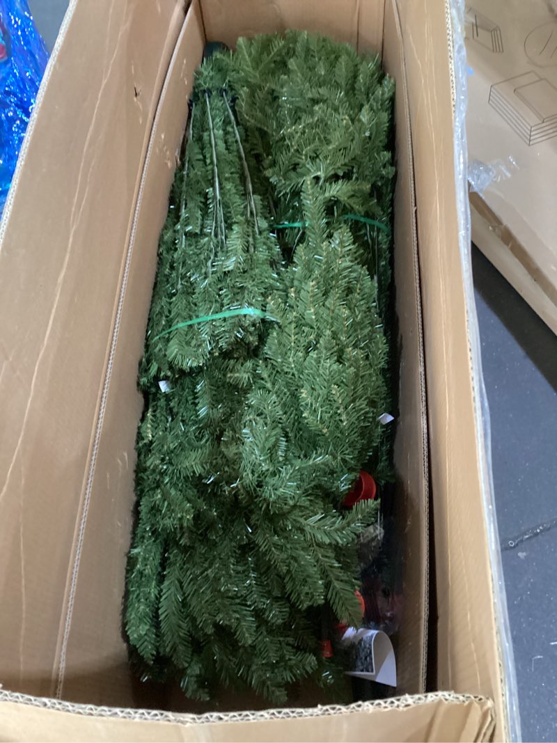 Condition photo showing New/Like New for National Tree Company 9 ft Unlit Dunhill Fir Full Artificial Christmas Tree, 4,026 Tips, Includes Stand, Green 8ft 11in Tree