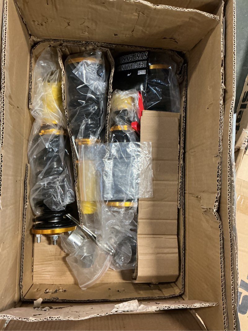 bhb adjustable coilovers compatible with honda civic 1996-2000, crx 89-91, delsol 93-97, acura integ