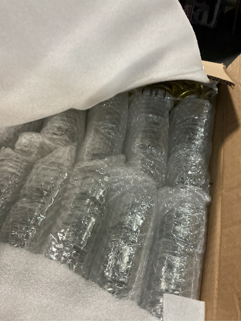 Condition photo showing Good Condition for Nuogo 100 Pack 1.5oz Mini Hexagon Glass Jars Bulk for Wedding Small Honey Jars with Lids Spice Jars Canning Jars Mason Jars for Gifts Candy Honey Wedding Party Favors DIY Crafts Gold