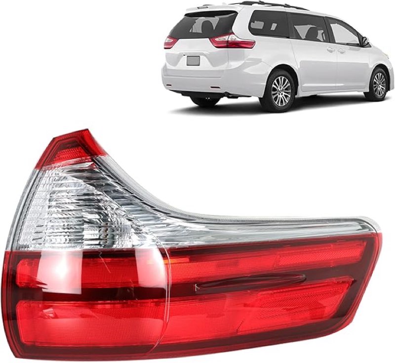 GXYWADY Tail Light Rear Light Lamp Replacement for 2015-2020 Sienna Right Side Turn Signal Light 8155008050 TO2805123