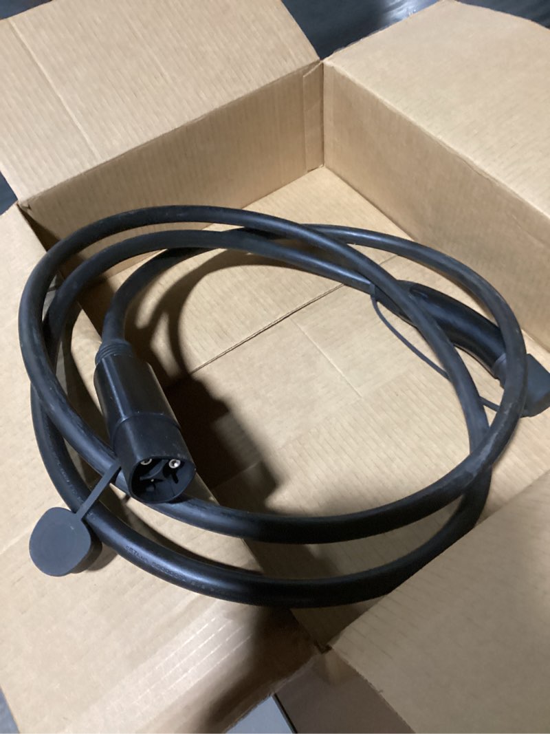 tesla charger extension cable, 5m, 48a, 11kw, 240v, nacs plug for tesla level 1 & 2 ev charger
