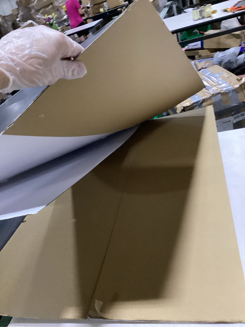 Condition photo showing New/Like New for lonlyeagle 36” x 48” trifold poster board?white corrugated project boards for presentations, science fair, school projects, event displays and trifold picture board?2 pack