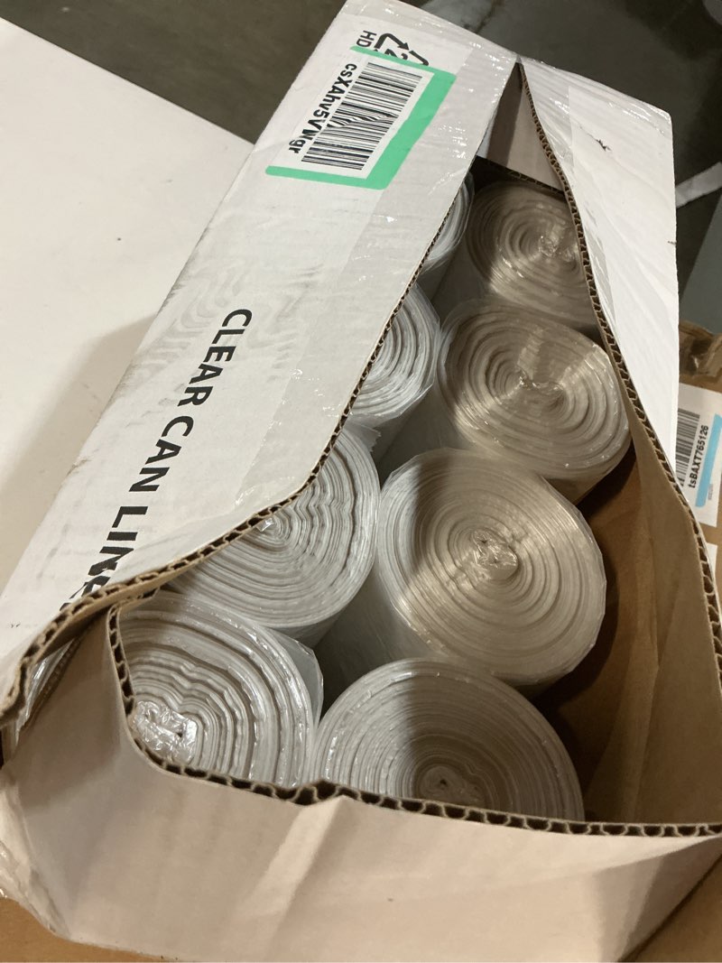 Condition photo showing New/Like New for typlastics trash can liners - wholesale 1000 count high density garbage bags on perforated roll 10-15 gallon 24" x 33" 1 count (pack of 1000)