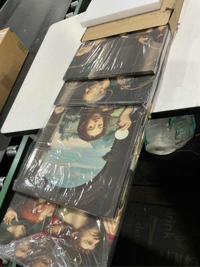 Condition photo showing Good Condition for YOUHONG 5 Piece Jesus Canvas Prints Wall Art Modern Classic The Last Supper Famous Oil Painting by Da Vinci Reproduction Posters and Prints Ready to Hang for Home Office Decor (70''W x 40''H)