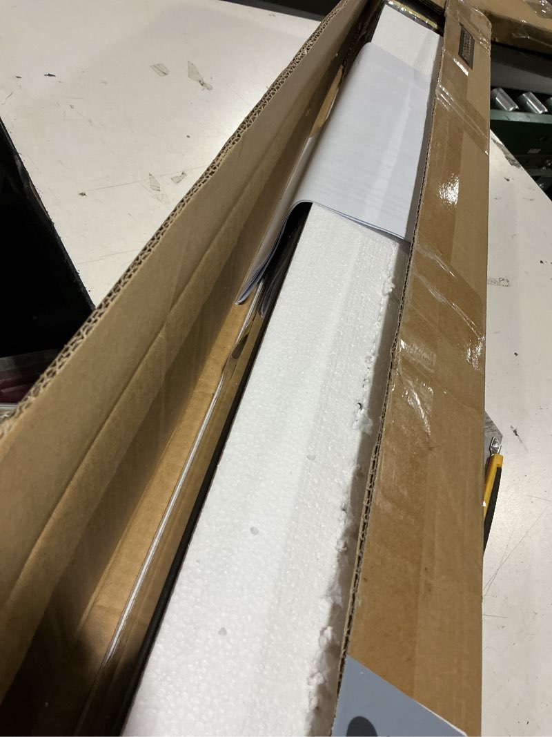 Condition photo showing New/Like New for vasagle twin metal bed frame 14 inches tall, 550 lb weight capacity, no box spring needed, with under-bed storage, easy setup, heavy-duty platform bed, mattress retainers, matte black urmb653bd02s