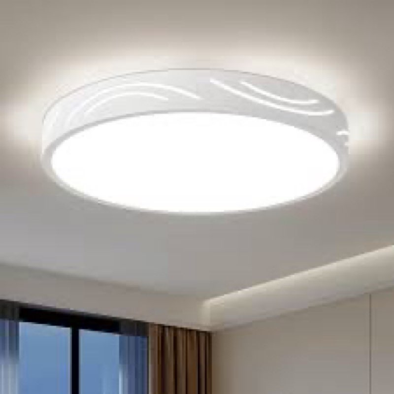 Modern Dimmable Ceiling Light Fixture,5CCT in One LED Flush Mount Kitchen Lights,Round Close to Ceil