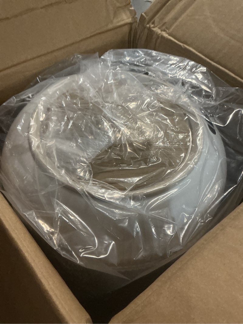 Condition photo showing New/Like New for URALFA Motion Sensor Trash Can with Lid, 3 Gallon / 11 L Automatic Bathroom Trash Can, Touchless Trash Bin, Smart Plastic Garbage Can with Removable Legs for Bathroom, Bedroom, Kitchen, Office, White White Automatic with Legs