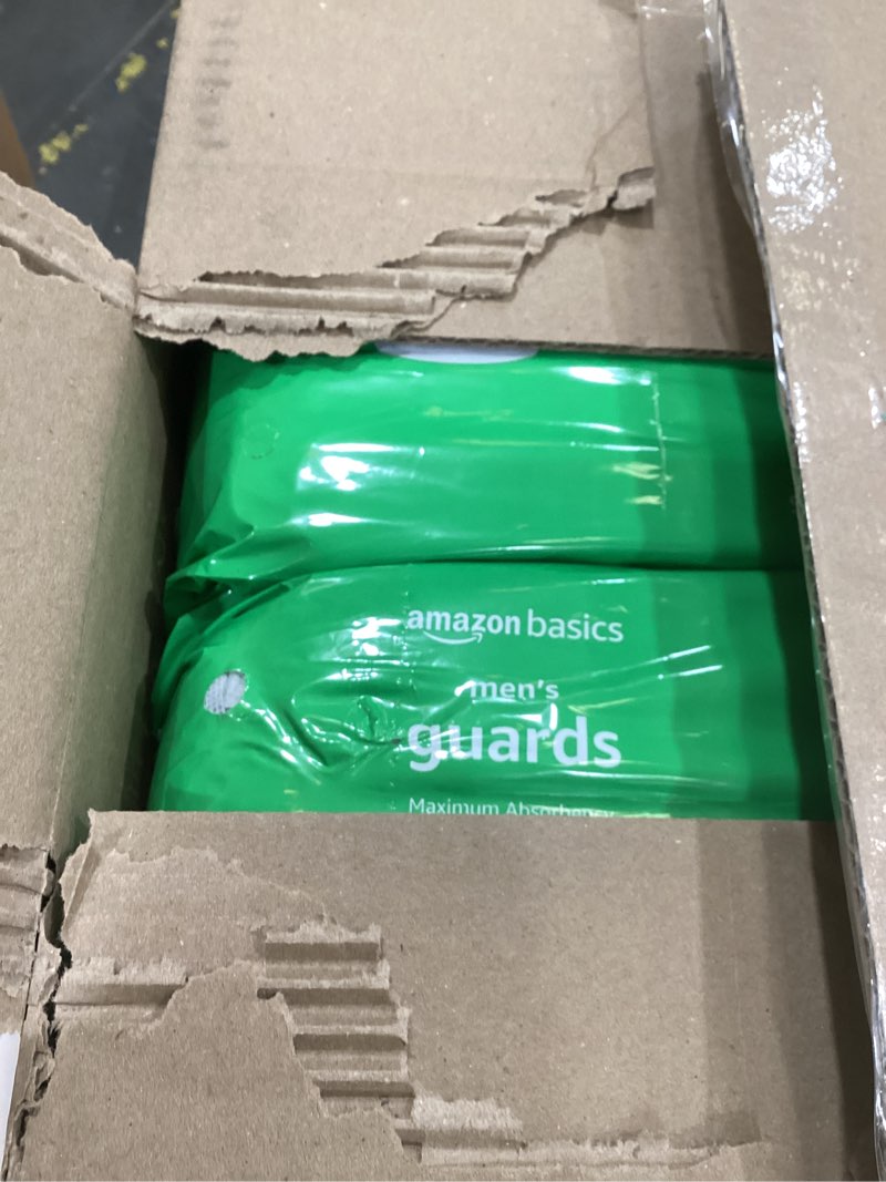 Condition photo showing Good Condition for amazon basics men's incontinence guards, maximum absorbency, 52 count, (1 pack of 52)