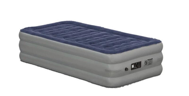 (Similar to stock photo) 18 inch Air Mattress with ETL Certified Internal Electric Pump and Carrying Case