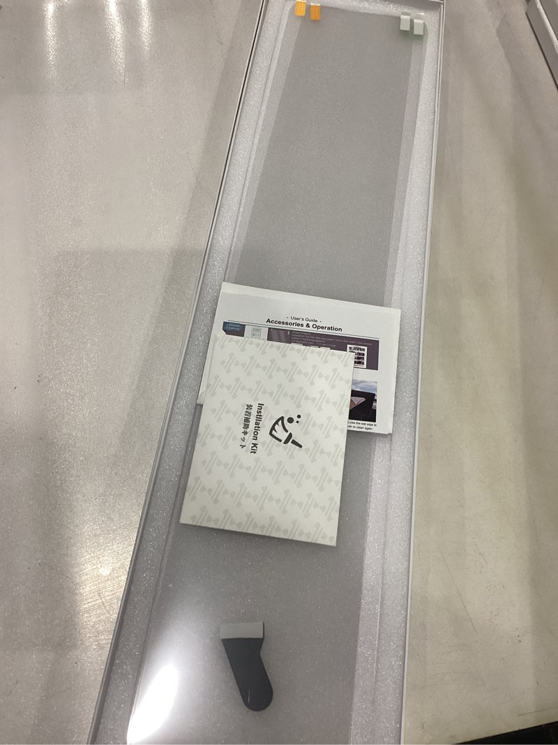 Condition photo showing New/Like New for Screen Protector For 2022-2026 Infiniti QX60-2 Pcs Nano-film Air Conditioner Panel Screen Protector for 2022-2026 QX60(Pure/Luxe/Sensory/Sport/Autograph) Accessories TPU A/C Screen - Easy to Install 2 Pcs 2022-2026 Infiniti QX60-Air Conditioner Screen-TPU