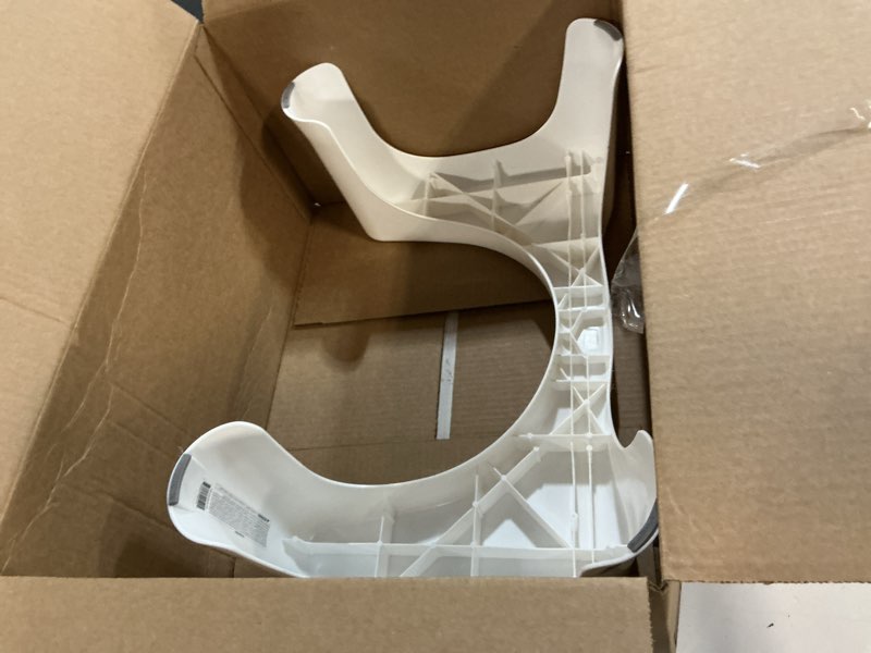 Condition photo showing Good Condition for squatty potty simple curve bathroom toilet stool 7" white