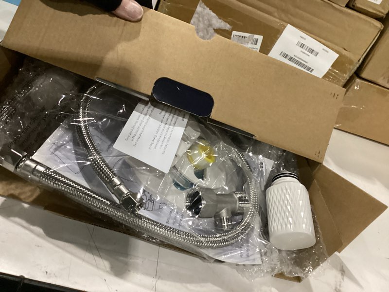 Condition photo showing New/Like New for feelso bidet attachment for toilet with filter, bidet toilet seat with self-cleaning dual nozzle (frontal/rear wash), ultra-slim & non-electric bidet sprayer for hard water, adjustable water pressure