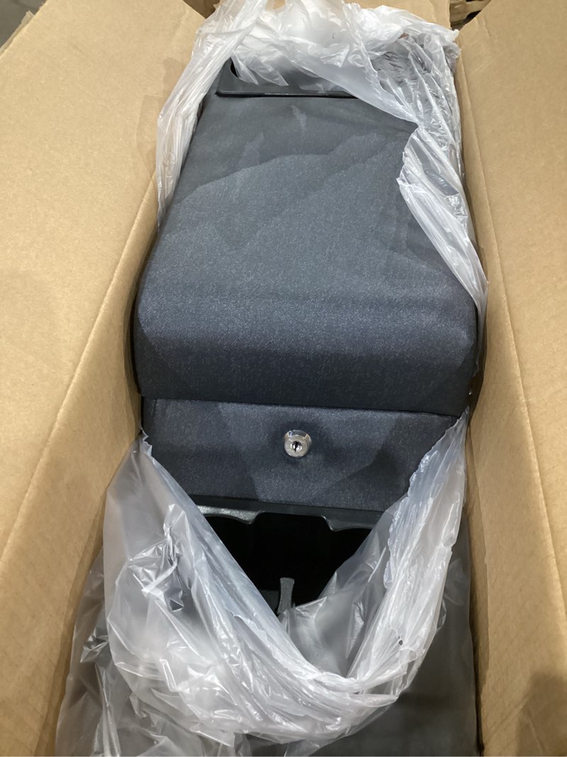 Condition photo showing Good Condition for moosun 31515 denim black deluxe locking center console for jeep cj-5 1976-1983, cj-7 1976-1986, wrangler yj 1987-1995